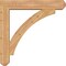 Ekena Millwork Thorton Craftsman Smooth Bracket w/ Offset Brace, Western Red Cedar, 7 1/2"W x 40"D x 40"H BKT0806X40X40THR04SWR - alternate 2